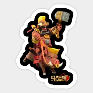 Super Hog Rider Riding - Clash of Clans Sticker